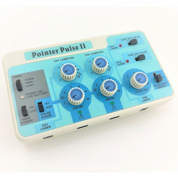 Dual-probe Pointer Pulse II Laser and Stimulator: two points for laser and four points for stimulation