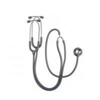 Riester Duplex Teaching Stethoscope: made of stainless steel, with two archwires, in cardboard display box (slate grey)