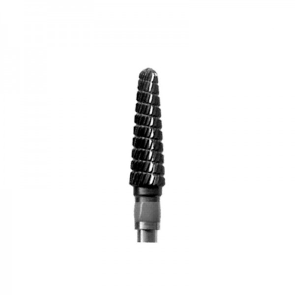 Milling cutter made of Tungsten Carbide MC 079QF: Coarse Abrasion. Ideal for heavy and aggressive grinding of nails