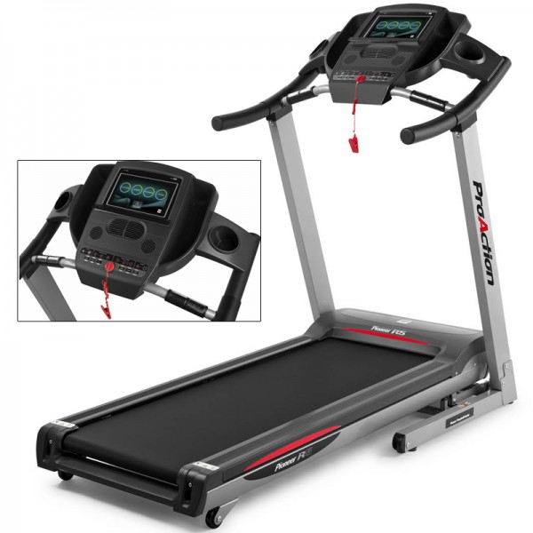 Pioneer R5 treadmill with BFT Fitness TFT screen: Equipped with touch & fun technology