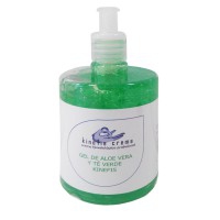 Pure Aloe Vera Gel Enriched with Green Tea Kinefis 500 ml: Regenerating, moisturizing and antioxidant effect Pure Aloe Vera Gel Enriched with Green Tea Kinefis 500 ml: Regenerating, moisturizing and antioxidant effect