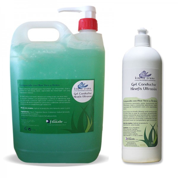 Ultrasound Gel Kinefis Ultrasón 5 Liters (bottle with dispenser) + 1 Ultrasound Gel Kinefis Ultrasón 1 Liter GIFT Ultrasound Gel Kinefis Ultrasón 5 Liters (bottle with dispenser) + 1 Ultrasound Gel Kinefis Ultrasón 1 Liter GIFT