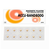 Accu-Band Magnet Gold Plated 800 gauss: Diameter 5mm (24 units)
