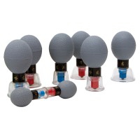 Set of magnetic suction cups with pear (8 pieces)