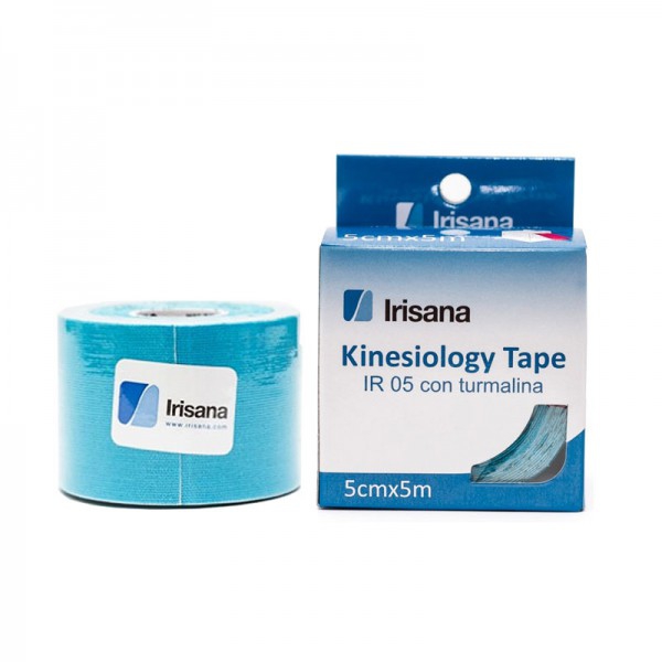Kinesiology Tape Irisana with blue tourmaline 5cmx5m Kinesiology Tape Irisana with blue tourmaline 5cmx5m