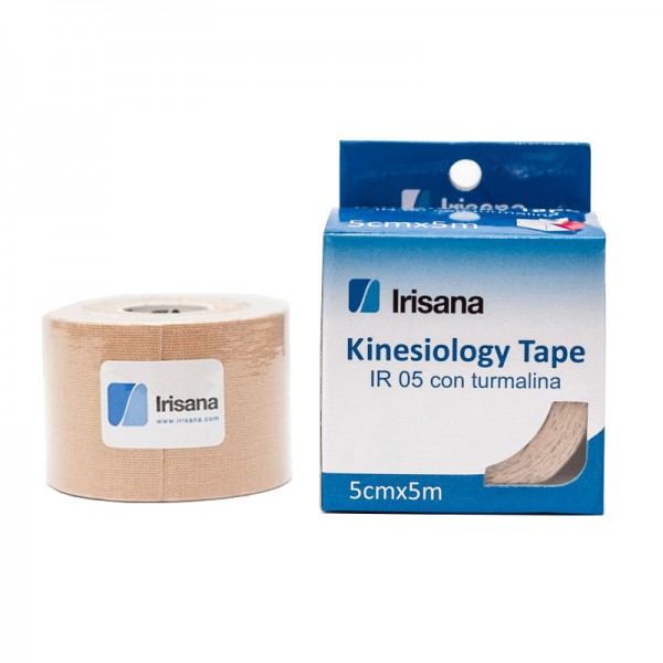 Kinesiology Tape Irisana with beige tourmaline 5cmx5m