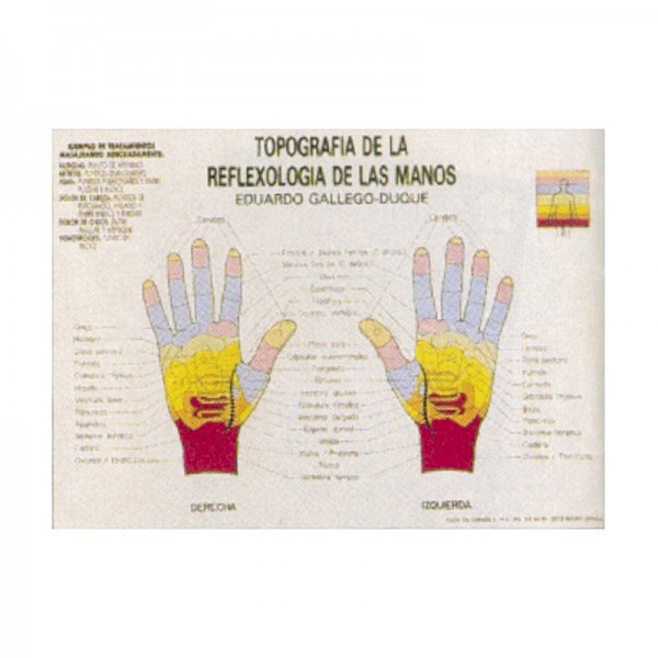 Hand Reflexology Poster
