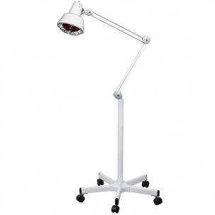 Infrared lamp with intensity regulator: Ideal for physiotherapists and beauty centers (rolling base)