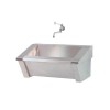 Surgical sink: made of stainless steel with one square and without tap (75 x 50 x 37 cm)