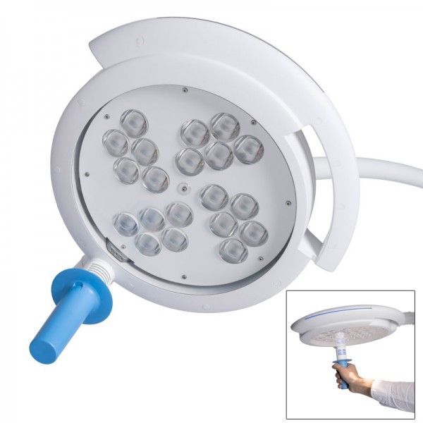 Mimled 600 25W LED surgical light: 60,000 lux at one meter (different anchors available) Mimled 600 25W LED surgical light: 60,000 lux at one meter (different anchors available)