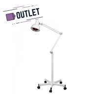 Infrared lamp with dimmer: Ideal for physiotherapists and beauty salons (rollable base) - NO BOX - OUTLET Infrared lamp with dimmer: Ideal for physiotherapists and beauty salons (rollable base) - NO BOX - OUTLET