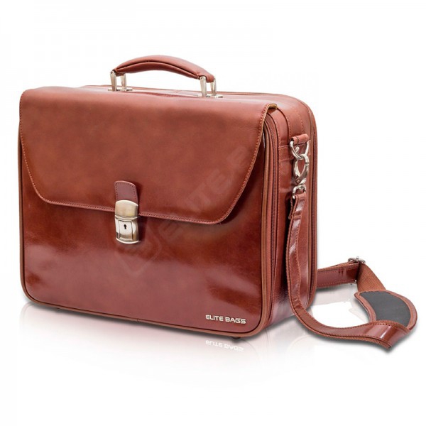 Doctor's medical leather briefcase (brown color) Doctor's medical leather briefcase (brown color)