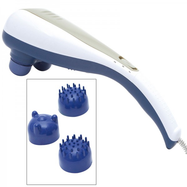 Multifunction Massager with two heads and four heads: Improves blood circulation and relieves muscle tension Multifunction Massager with two heads and four heads: Improves blood circulation and relieves muscle tension