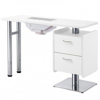 Hale Manicure Table: Vacuum, bag, two drawers and palm rest cushion Hale Manicure Table: Vacuum, bag, two drawers and palm rest cushion