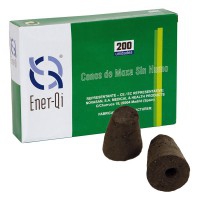 Moxa for hot needle in smokeless cone (200 units)
