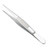 Fine Point Toothless Forceps 12.50 cm: Ideal for auriculotherapy (stainless steel)
