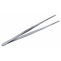 Thick Flat Point Forceps 12.5 cm: Ideal for auriculotherapy (stainless steel) Thick Flat Point Forceps 12.5 cm: Ideal for auriculotherapy (stainless steel)