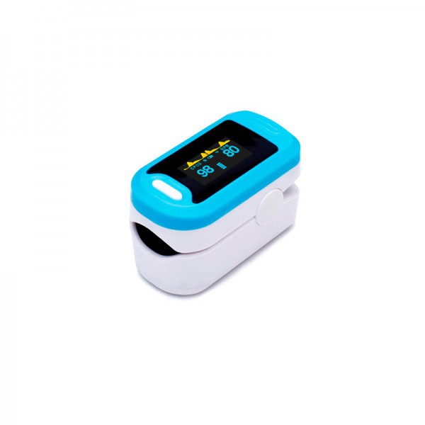 Portable digital pulse oximeter: With integrated sensor for measuring blood oxygen saturation and heart rate (with case) Portable digital pulse oximeter: With integrated sensor for measuring blood oxygen saturation and heart rate (with case)