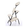 Multifunctional folding chair Kinefis Relax massage (cream and black colors)