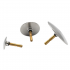 Kit of 3 resistive convex electrodes Kit of 3 resistive convex electrodes