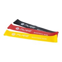 Set of 3 Bands of Different Resistances Pro Pure2Improve: Soft, medium and strong resistance