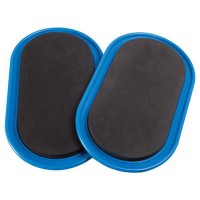 Vinyl sliders: Sliding training that allows you to train the whole body at the same time (set 2 units)