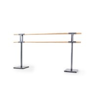 Set support with wheels double ballet bar + Two bars