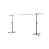 Simple ballet bar adjustable support set with wheels + One bar (two sizes available)