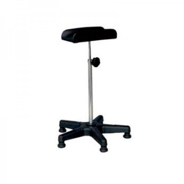 Leg support without joint: for blood extractions, adjustable in height and PVC base Leg support without joint: for blood extractions, adjustable in height and PVC base