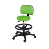 Kinefis Economy high stool: Gas lift and height of 59 - 84 cm with footrest ring and backrest (Various colors available)