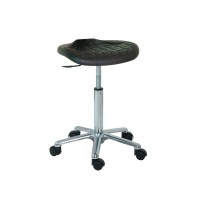 Kinefis Elite polyurethane stool: Without backrest and average height of 55 - 75 cm