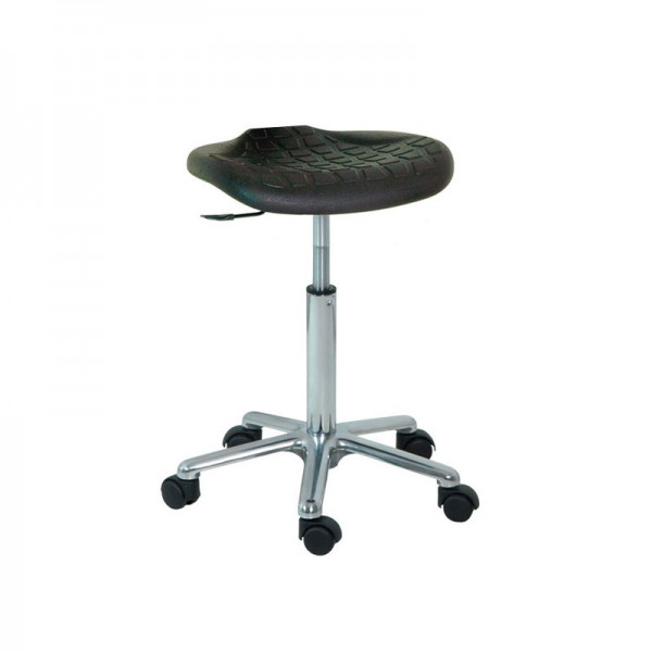 Kinefis Elite polyurethane stool: Without backrest and average height of 55 - 75 cm