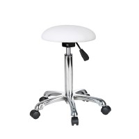 Practi Backless Stool: Ergonomic design, half-sphere shaped seat and lift with gas piston Practi Backless Stool: Ergonomic design, half-sphere shaped seat and lift with gas piston