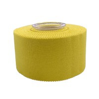Tape Kinefis Excellent 3.75cm x 10m: Inelastic sports bandage (yellow color)