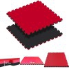 Reversible Tatami Puzzle Kinefis color black - red (thickness 20 mm)