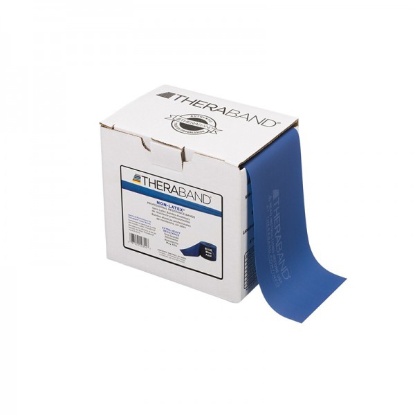 Thera Band Latex Free 22.9 meters: Extra Strong Resistance Latex Free Tapes - Blue Color Thera Band Latex Free 22.9 meters: Extra Strong Resistance Latex Free Tapes - Blue Color