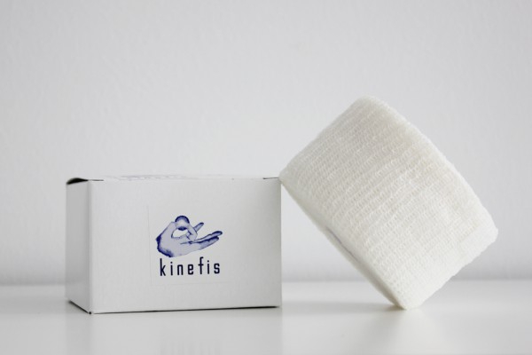 Cohesive elastic bandage Kinefis Haft: Color White Cohesive elastic bandage Kinefis Haft: Color White