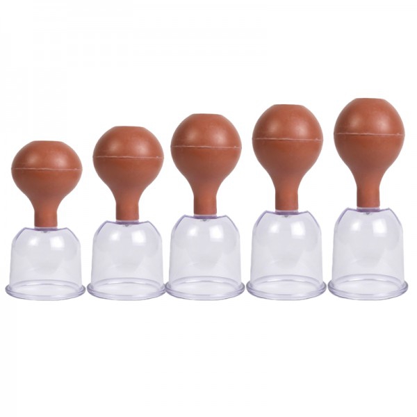 Plastic Suction Cups with Rubber Pear (five sizes available)