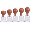 Plastic Suction Cups with Rubber Pear (five sizes available)