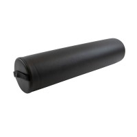 Plum posture roll: upholstered in high-quality black PU