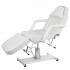 Ment aesthetic stretcher armchair: Hydraulic with a metallic structure of three bodies, multifunctional and adjustable in height with removable armrests - Color: White - Reference: WKE002.A26