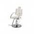 Platy aesthetic armchair: Hydraulic and swivel with adjustable height and rotation - Color: White - Reference: WKE003.A26