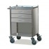 Stainless steel emergency cart with three drawers (Two models available) - Model: Upper Drawers - Reference: 6140.777.I