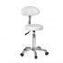 Fast Plus stool with backrest: Ergonomic design, chrome base with five wheels and adjustable height - Color: White - Reference: <strong>A26.1023AB2</strong> Fast Plus stool with backrest: Ergonomic design, chrome base with five wheels and adjustable height - Color: White - Reference: <strong>A26.1023AB2</strong>