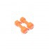 Pair of vinyl O'Live dumbbells (Different weights) - Weight-Color: 3kg - Reference: ST22203