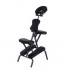 Kinefis Relax multifunctional folding massage chair (cream and black colors) - Color: Black - Reference: Relax black