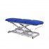 Hydraulic examination stretcher: three bodies, with central fold, straight rise without lateral movement, roll holder and face cap (two models available) - Measures - Without Wheels Escamotables: 70cm x 189cm - Reference: CH-0137-PC.70