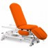 Electric couch for osteopathy: three bodies, with height adjustment, negative reclining backrest, Trendelenburg, roll holder and retractable wheels (two models available) - with arms: 62cm x 191cm - Reference: CE-2359-ABRPC.62