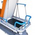 Pegaso two-column emergency stretcher trolley: Ergonomic, functional and easy to clean - Components: Guides and chassis tray - 
