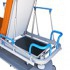 Pegaso two-column emergency stretcher trolley: Ergonomic, functional and easy to clean - Components: Guides and chassis tray -  Pegaso two-column emergency stretcher trolley: Ergonomic, functional and easy to clean - Components: Guides and chassis tray -